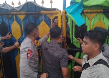 Berpotensi Konflik, Polres Bontang Bubarkan Aksi Demo Alinasi Nelayan di Muara Badak Kukar