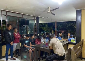 8 Remaja Diamankan Polsek Bontang Utara di Loktuan, Satu Orang Kedapatan Kantongi Sajam dan Terancam Dipenjara