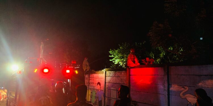 Lahan Bekas Milik Perusahaan di Loktuan Bontang Dilahap si Jago Merah