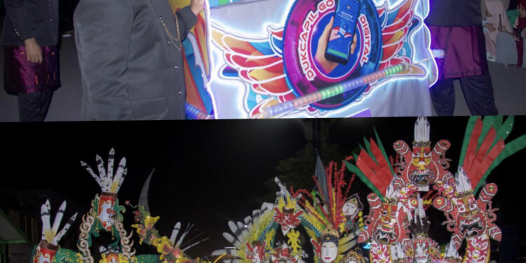 Disdukcapil Tampil Memukau Kenakan Busana Adat Kalimantan Timur di Bontang City Carnival 2025
