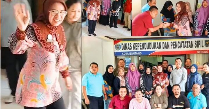 Sekda Bontang Aji Erlynawati Sempatkan Kunjungan ke Disdukcapil Sebelum Purna Tugas