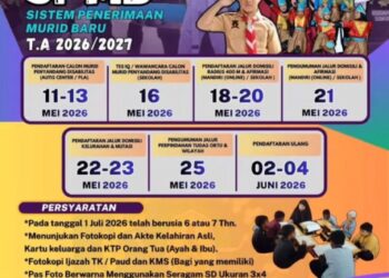 SDN 012 Bontang Selatan Umumkan Jadwal SPMB 2026/2027, Ini Persyaratannya