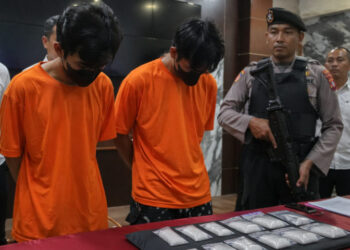 Gagalkan 16 Gram Sabu Siap Edar, 2 Tersangka Pengedar Diciduk Polsek Muara Badak