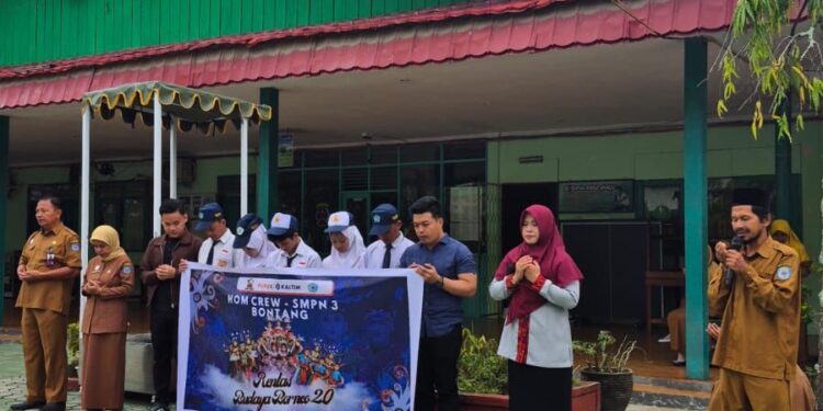 SMPN 3 Bontang Bawa Misi Budaya Indonesia di Ajang Borneo 2.0