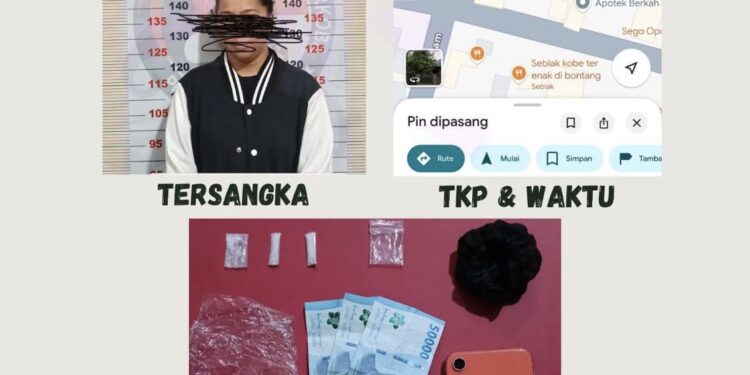 Kedapatan Bawa Sabu, Wanita di Bontang Baru Diciduk Polisi