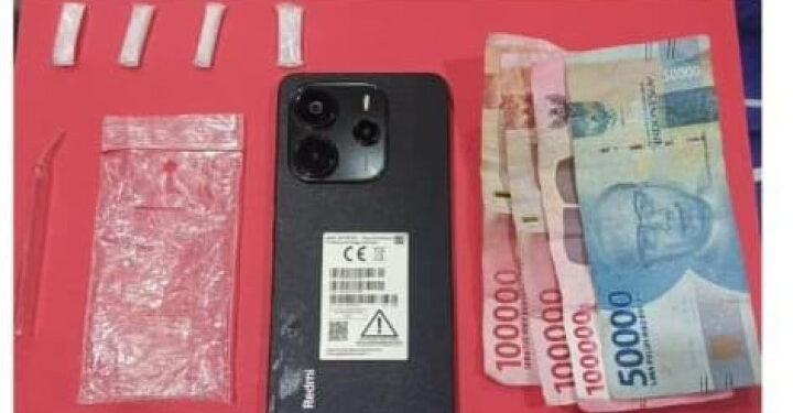 Pengedar Sabu di Guntung Kembali Diciduk Polres Bontang