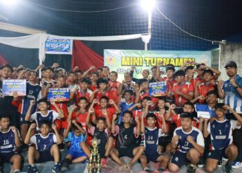 Dispopar-Ekraf Bontang Dukung Mini Turnamen Voli U-15, Fokus Cetak Atlet untuk POPDA 2027