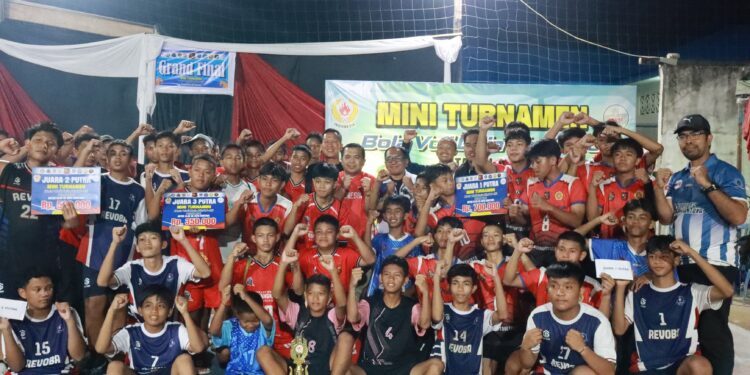 Dispopar-Ekraf Bontang Dukung Mini Turnamen Voli U-15, Fokus Cetak Atlet untuk POPDA 2027